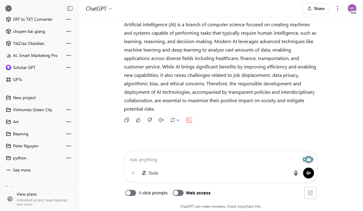 AI-generated text by ChatGPT-4o