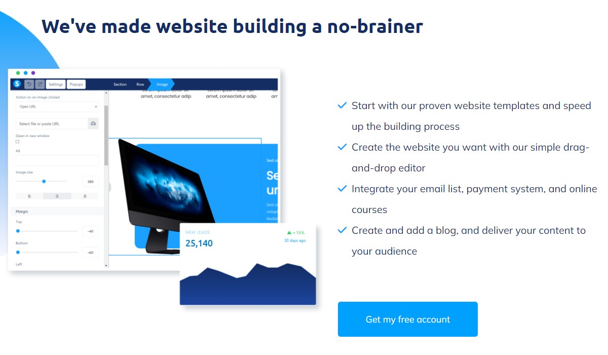 features website building