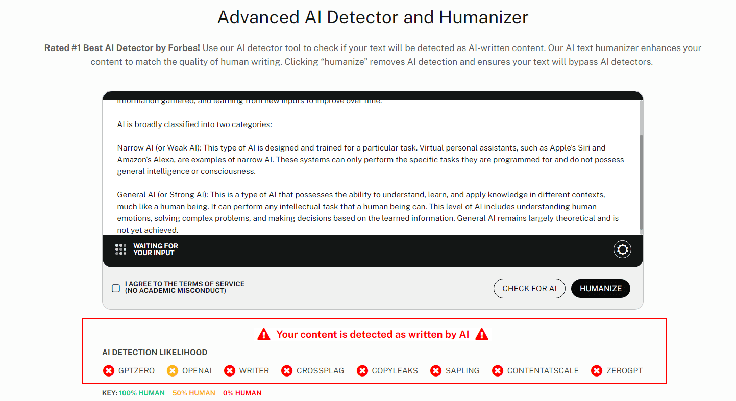 Undetectable AI - Best Free Humanize Tool & AI Detection for Teachers