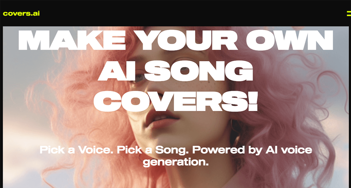 Covers AI Home Page