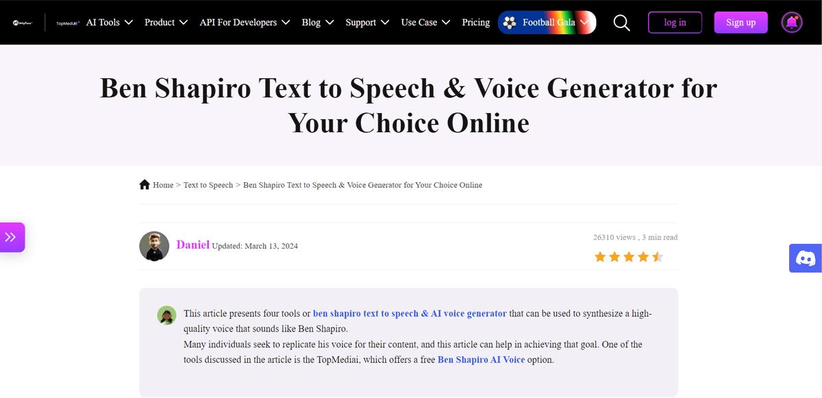 Topmediai - Free & Paid Text to Speech & AI Voice Generator