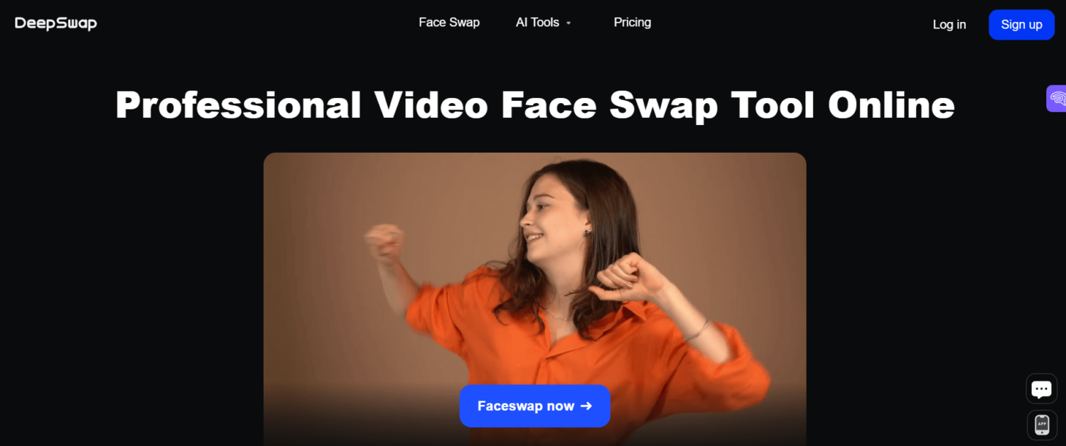 Deepswap.ai Video Face Swap Online