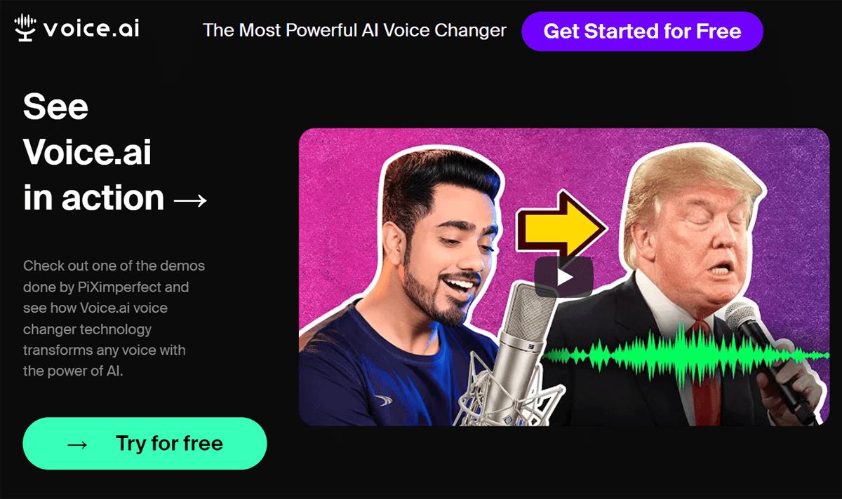 Voice.AI WIth Free Voice-Changing Feature