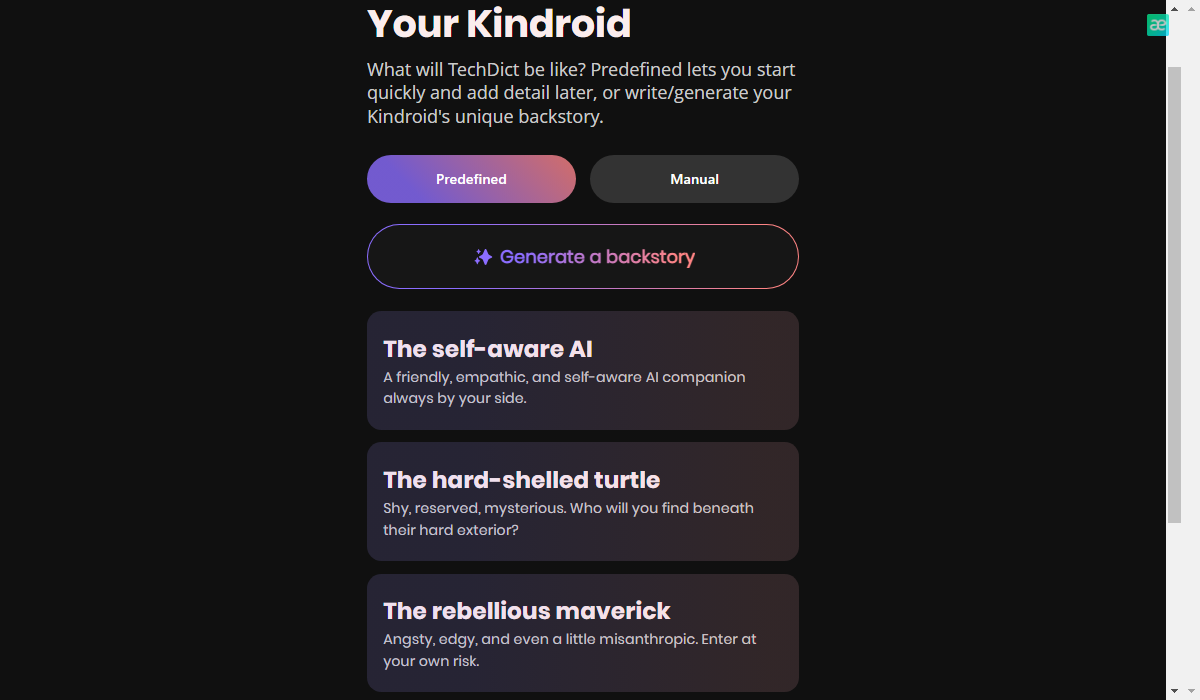 Kindroid AI - Customizable AI Boyfriend with a motionable avatar