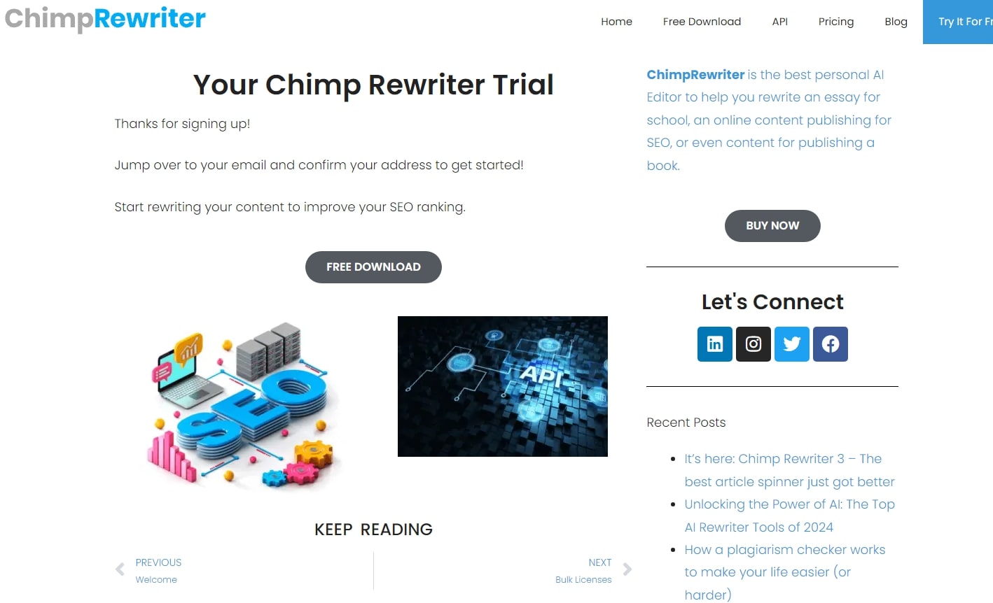 ChimpRewriter Homepage