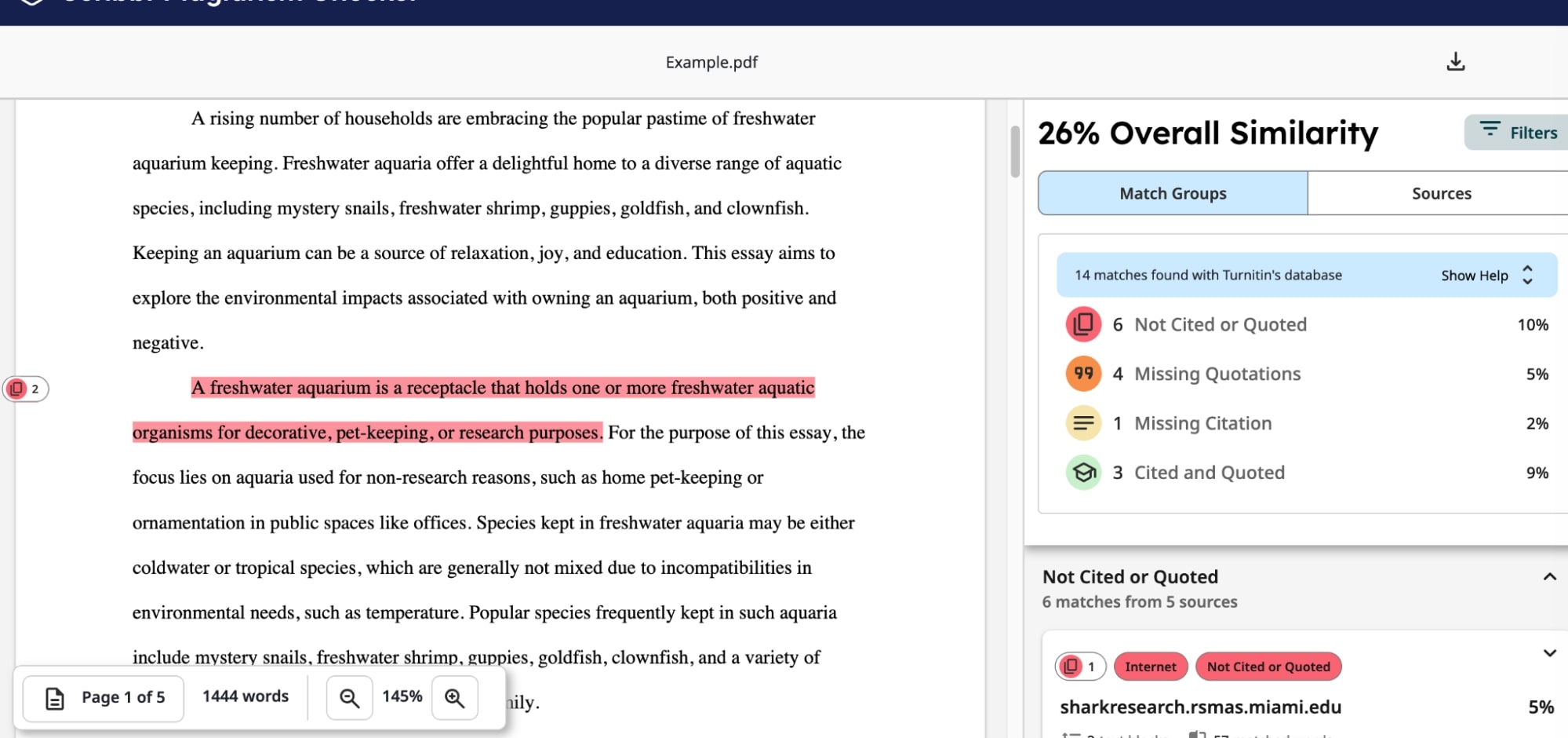 Scribbr plagiarism checker demo version