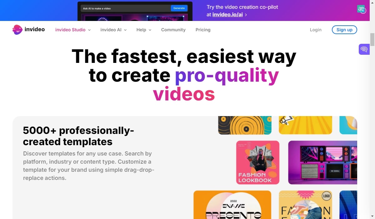 invideoStudio for TikTok Video Generation