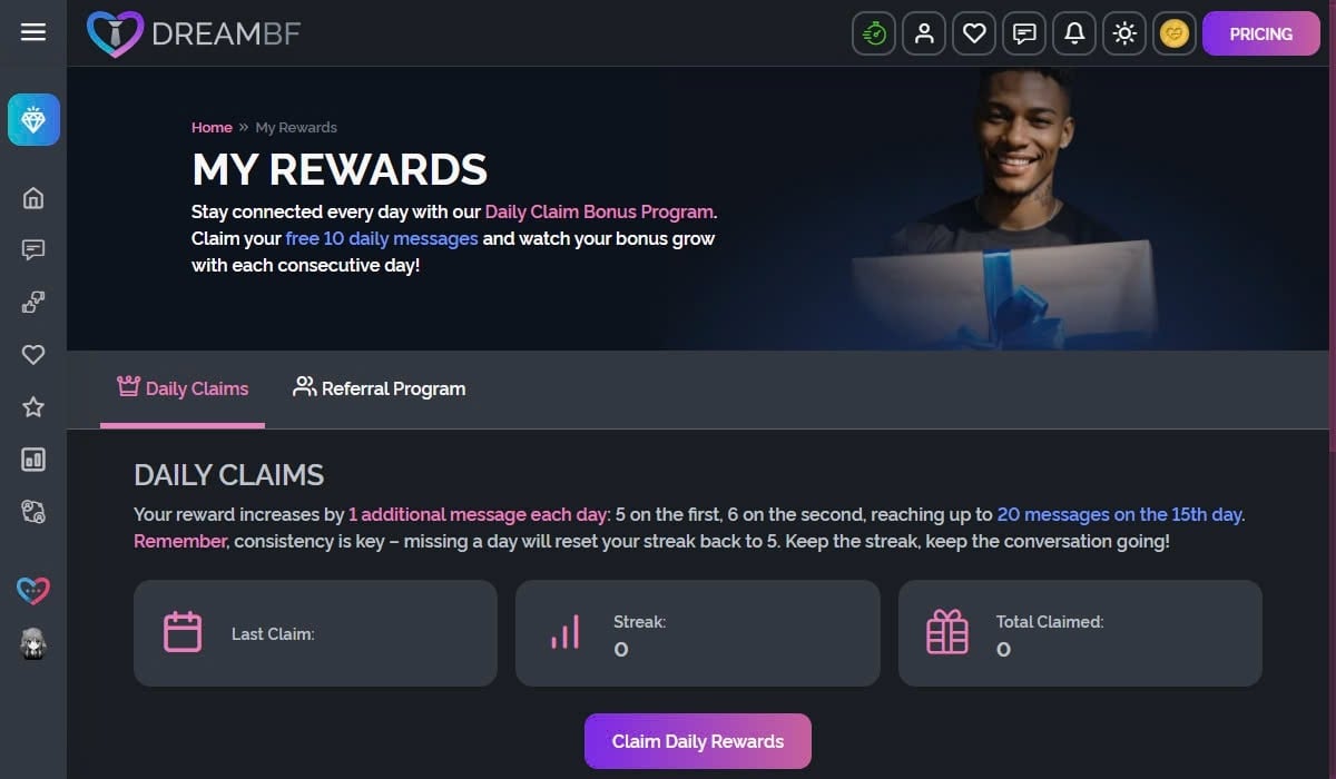 Rewards from Daily Claim Bonus Program