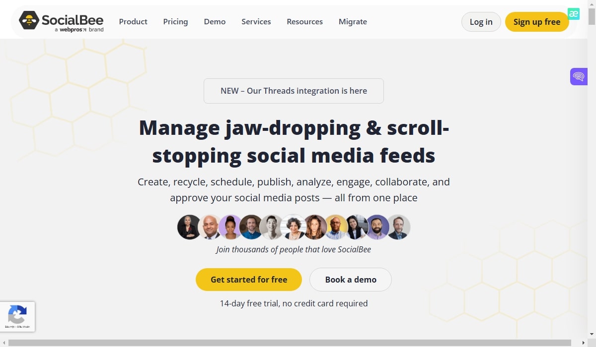 SocialBee manages jaw-dropping & scroll-stopping social media feeds