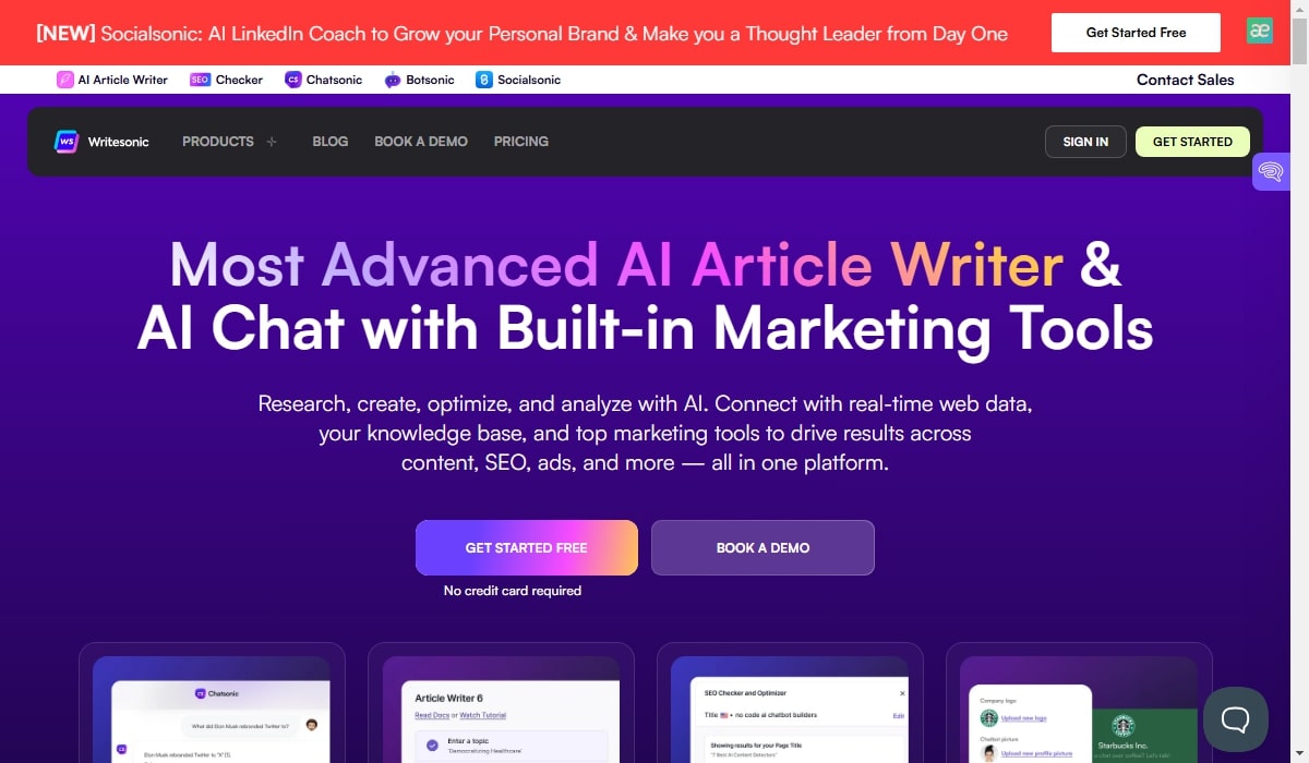 Writesonic-best-free-ai-tools-for-social-media-content-creation