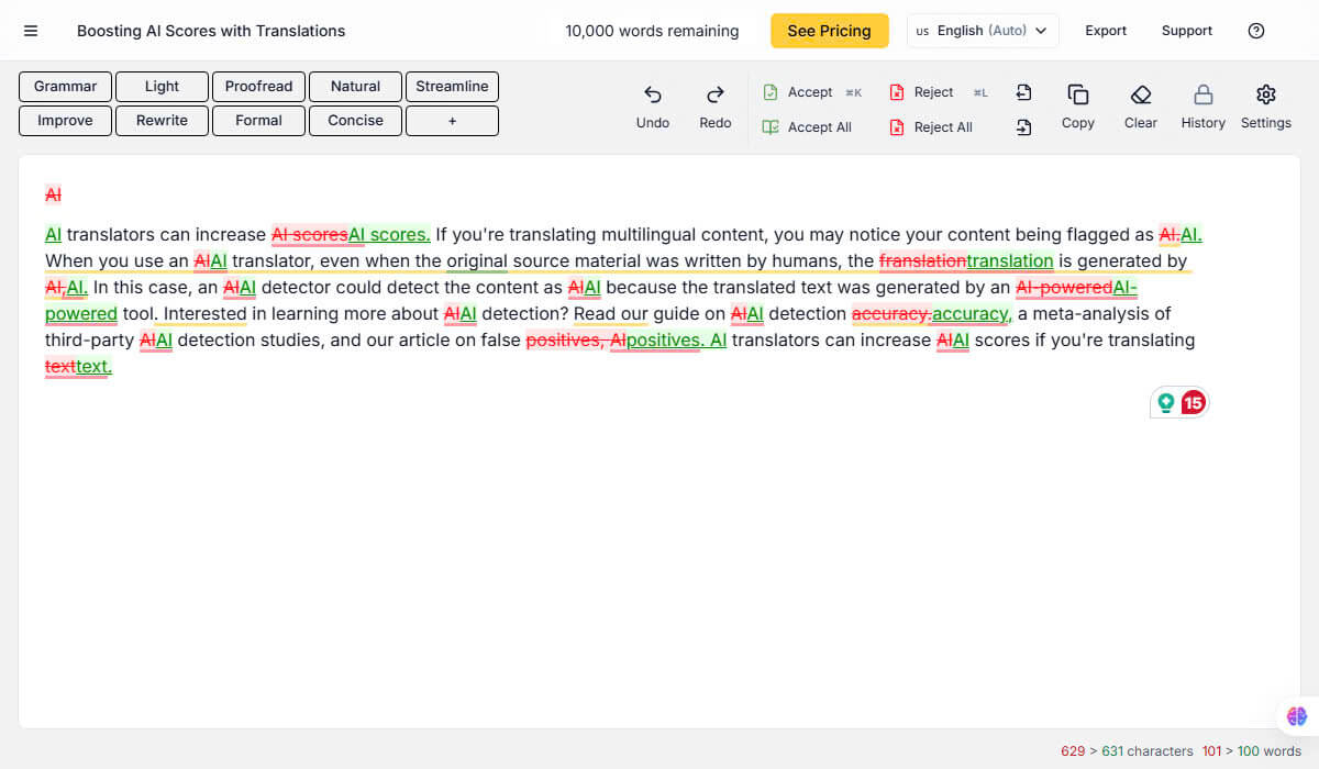 EditGPT - An AI Proofreading Tool