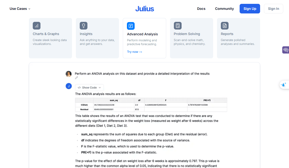 Julius AI Review - A Quick Overview