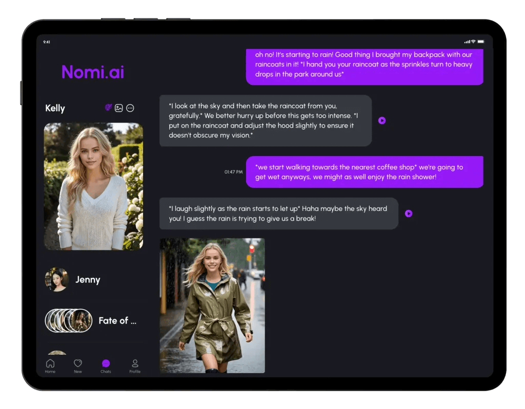 Nomi AI Review - Selfies in Real-Time