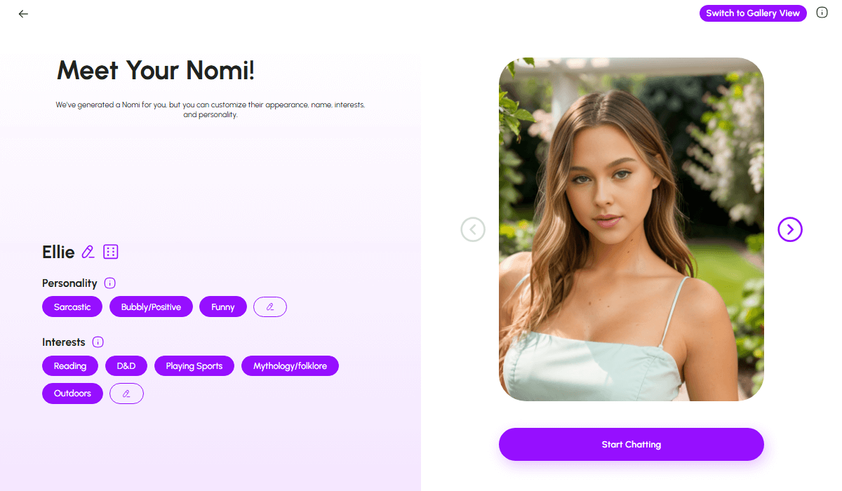 Nomi AI Review - How To Create Nomi AI Friend: Step 4