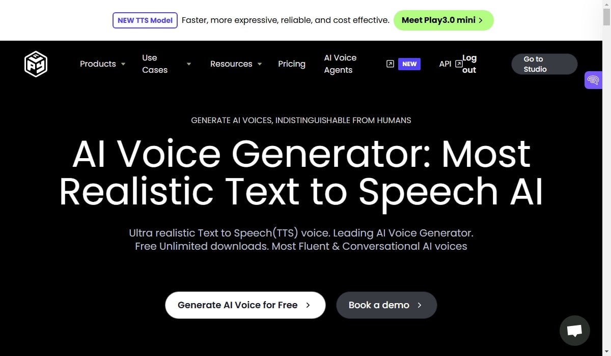 PlayHT is an incredible tool for Venom AI Voice changer