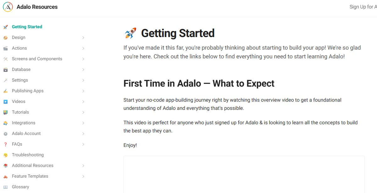 Adalo Support Resources