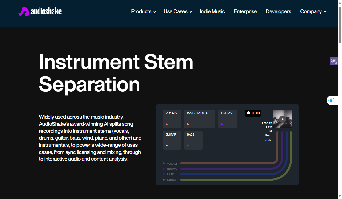 What is Audioshake?