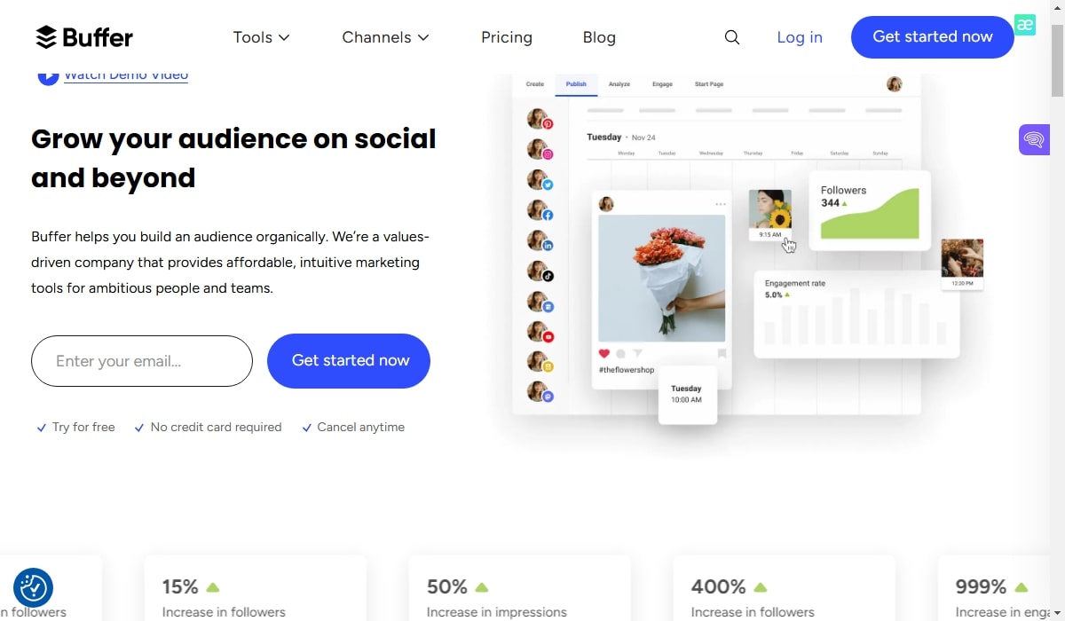 Buffer grows your audience on social and beyond