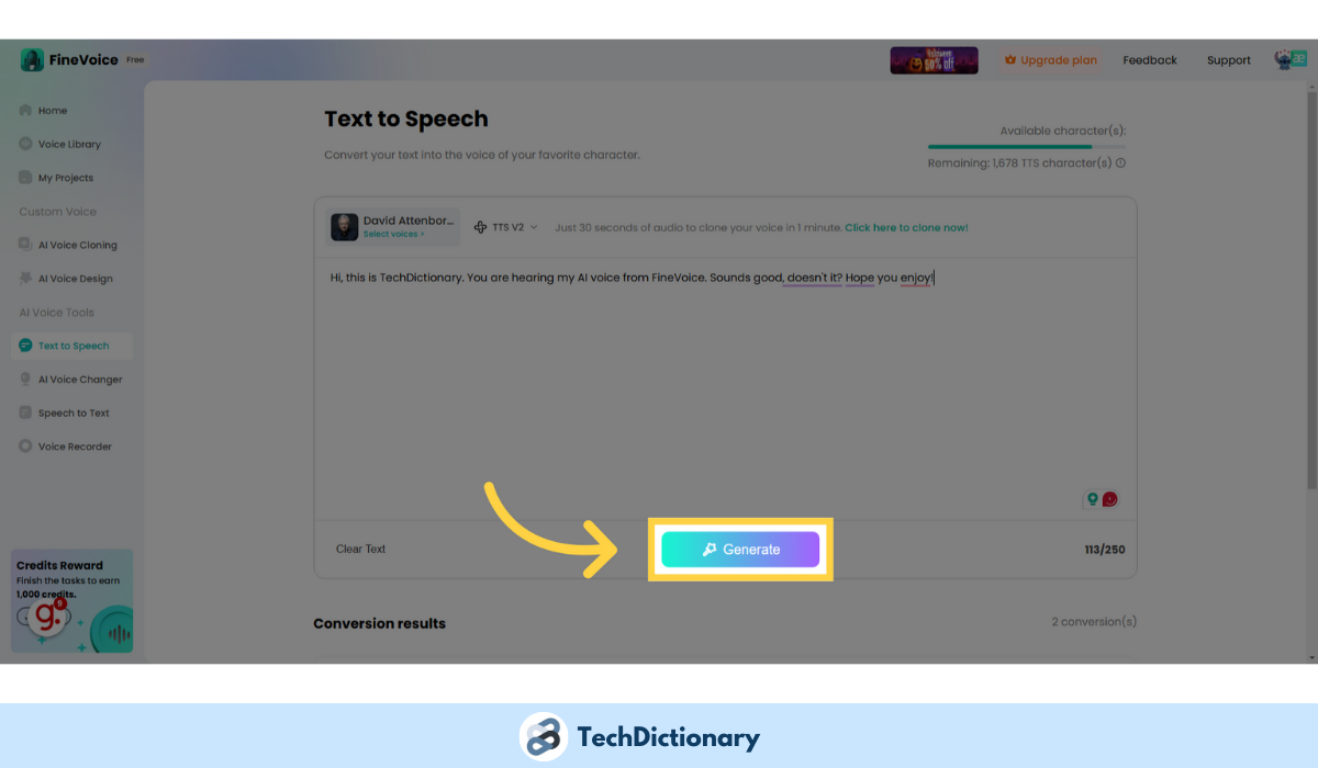 Generate Your David Attenborough AI Voice