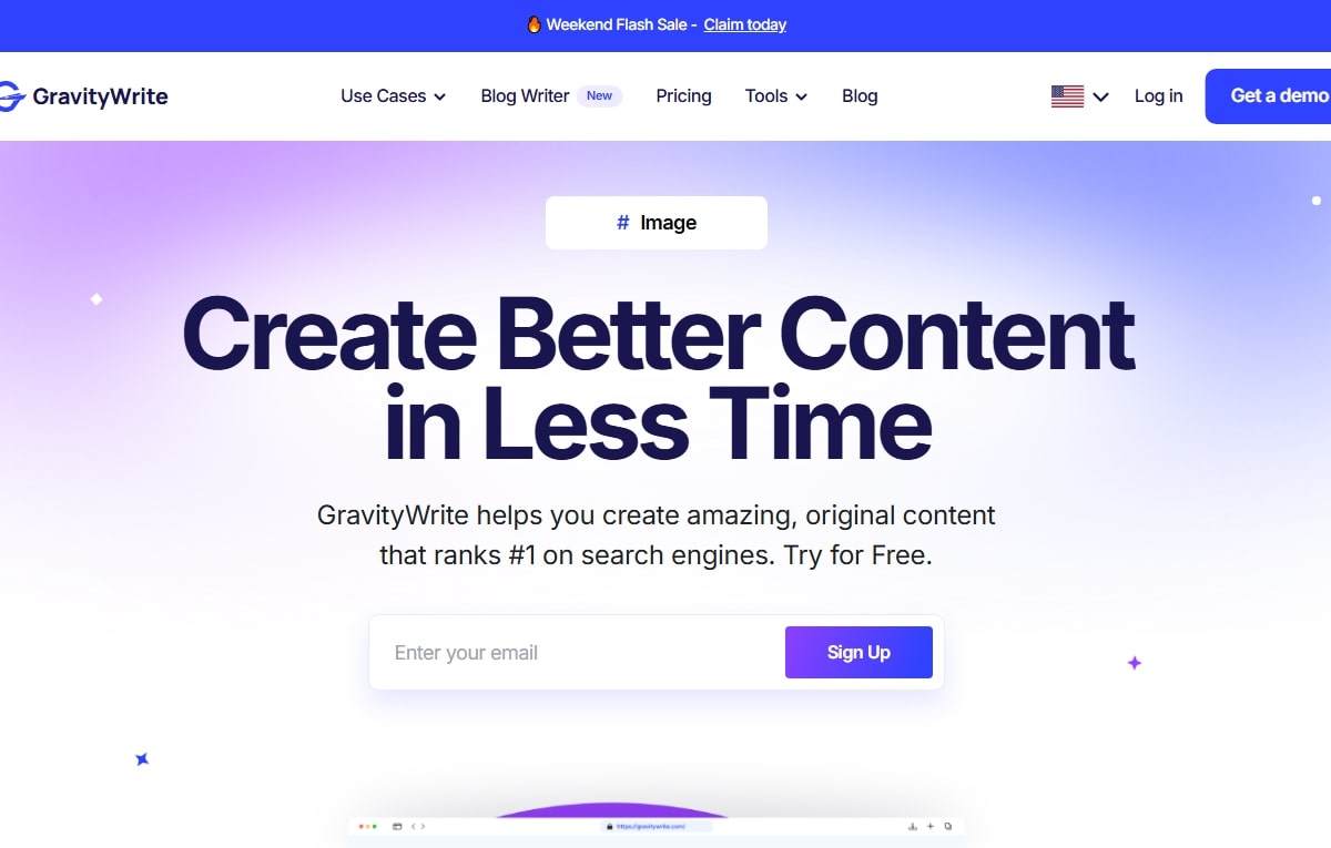 GravityWrite - Best AI for academic writing, SEO-optimized content