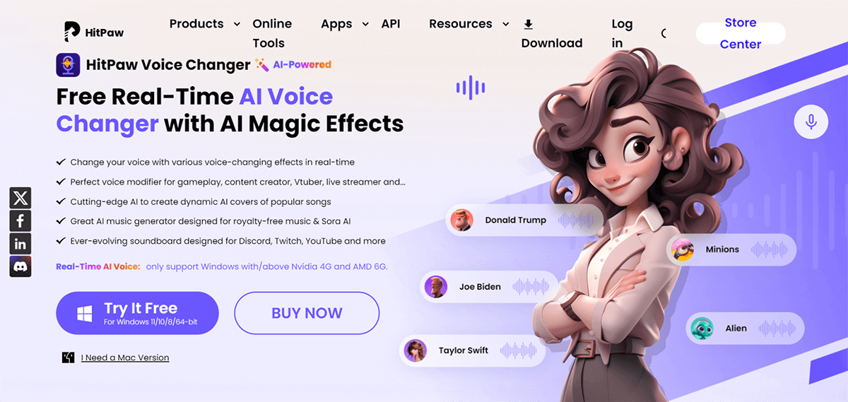 HitPaw AI Voice Changer