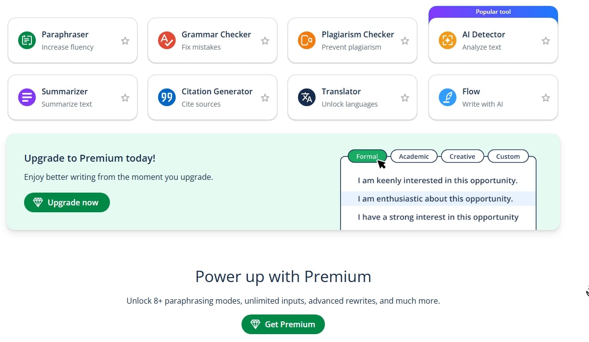 QuillBot - Best AI for Academic writing, paraphrasing content