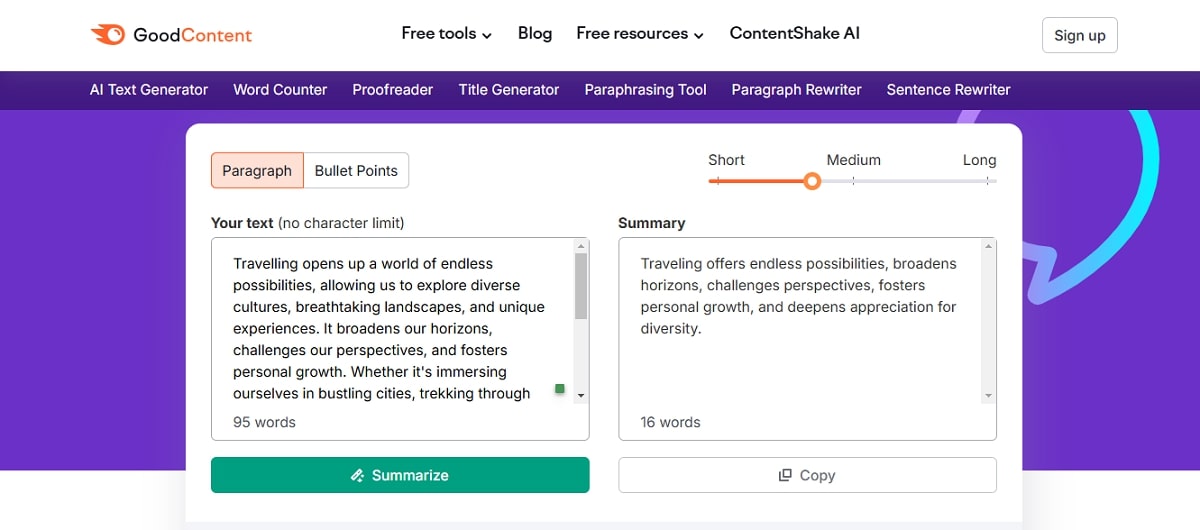 the-summary-of-semrush-ai-summarizer