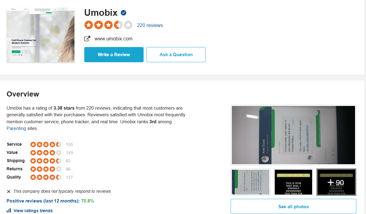 Umobix Reviews From Parents On Sitejabber