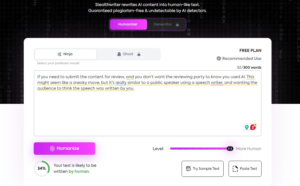 Use an AI Humanizer