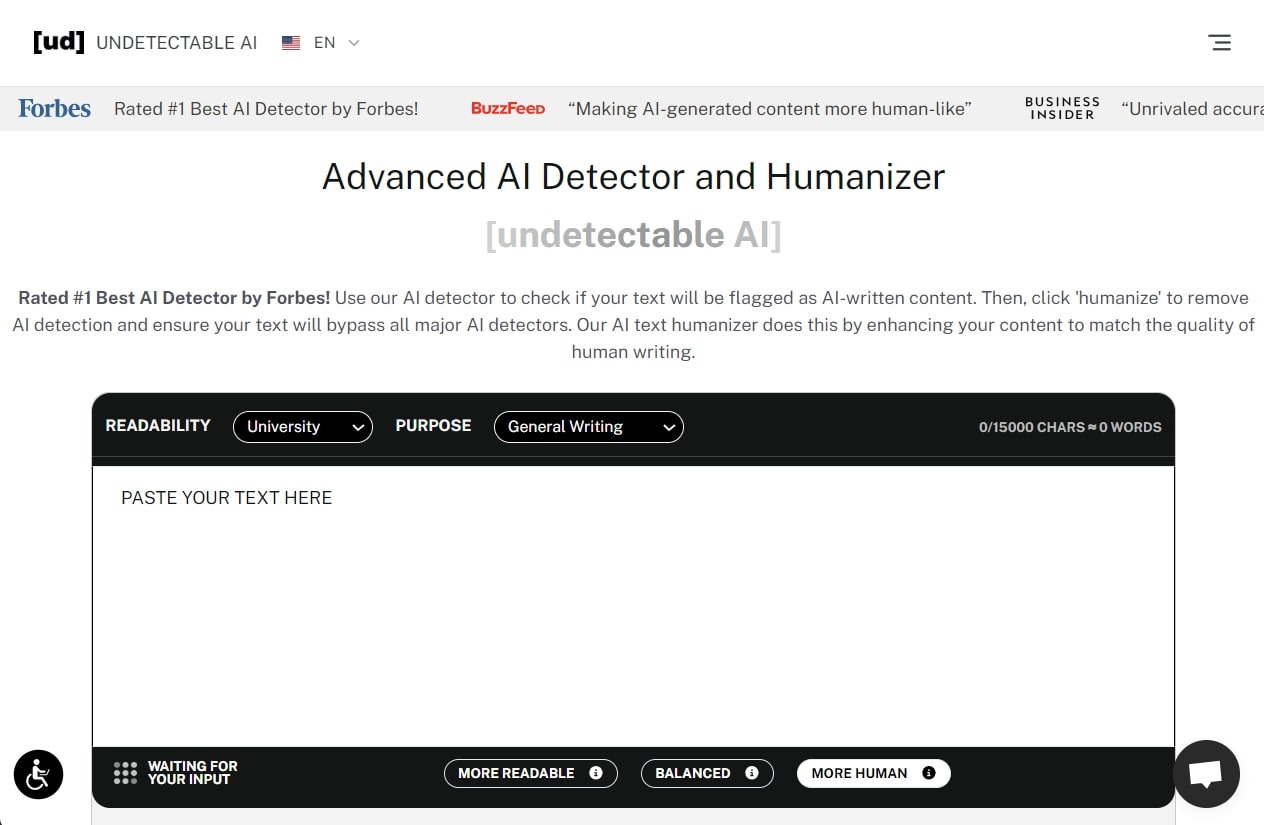 Using Undetectable AI to Humanize Your Answer