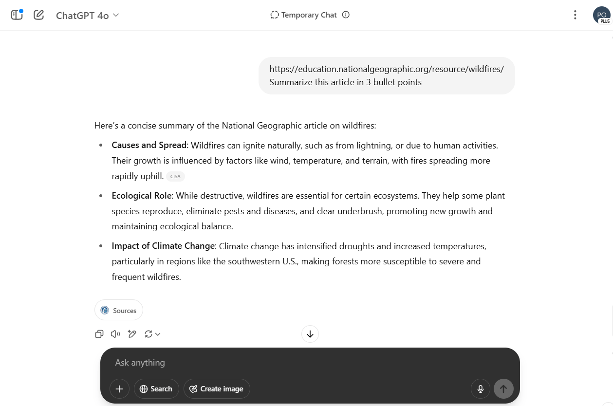 Example of Using ChatGPT to Summarize an Article