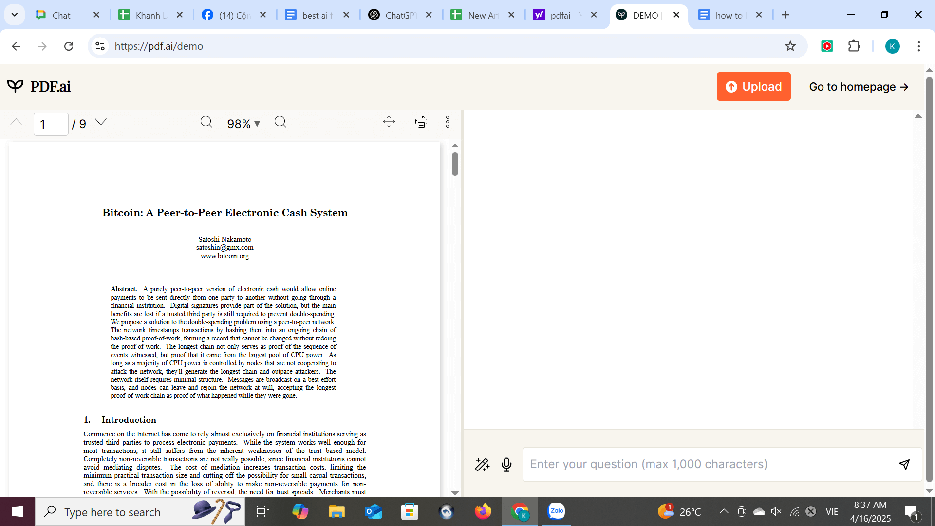 PDF.ai Document Tool