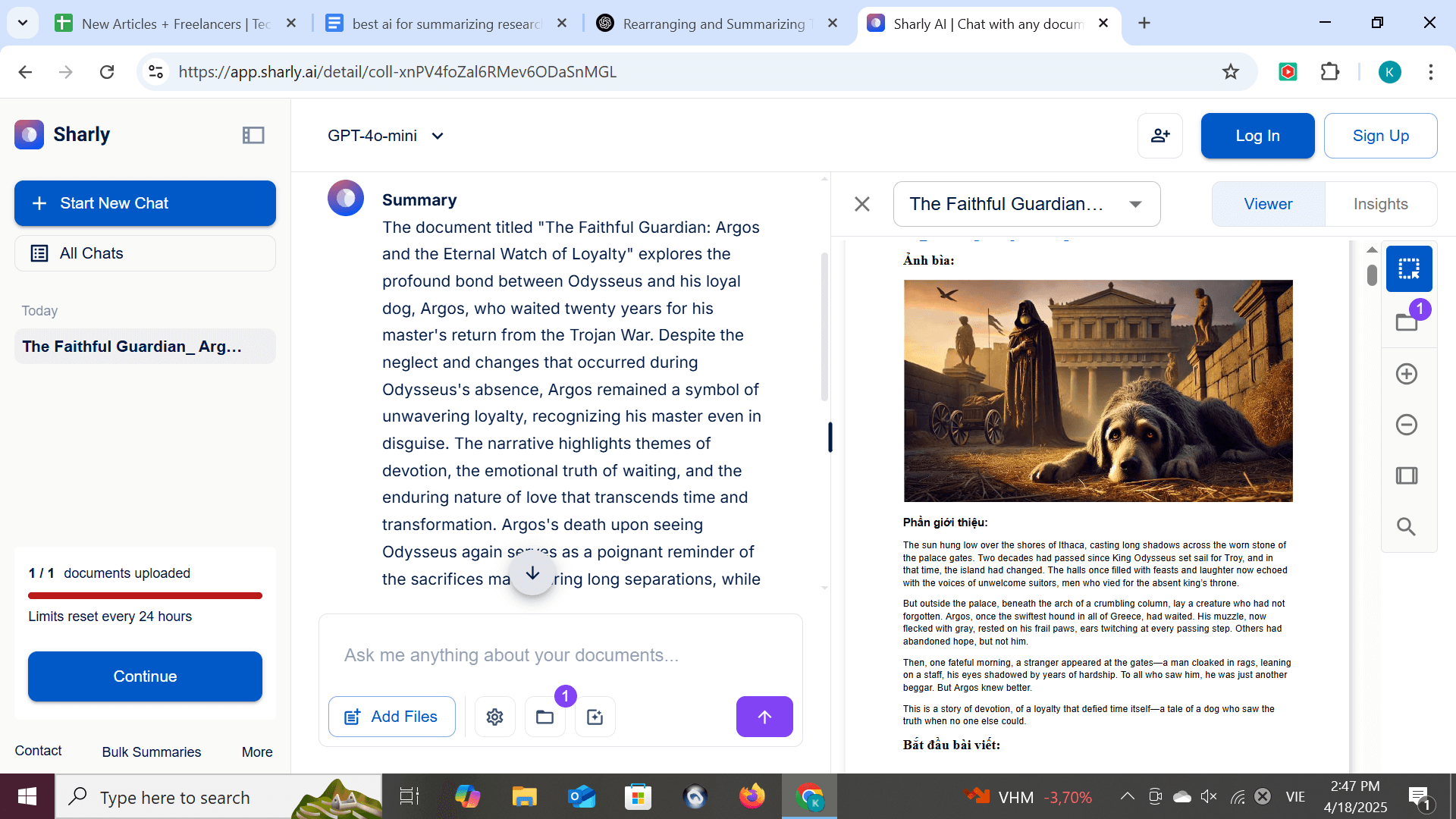 Sharly AI Website