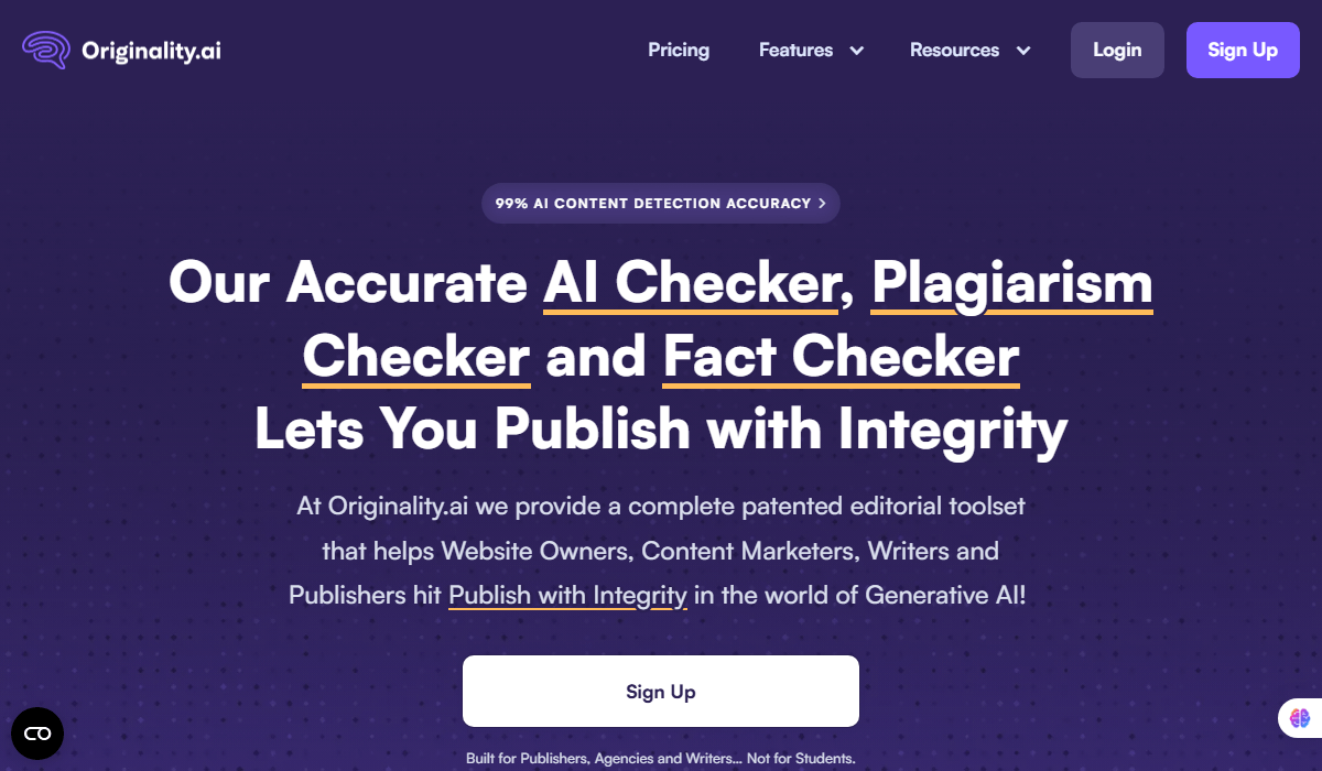 Originality AI Tool Overview