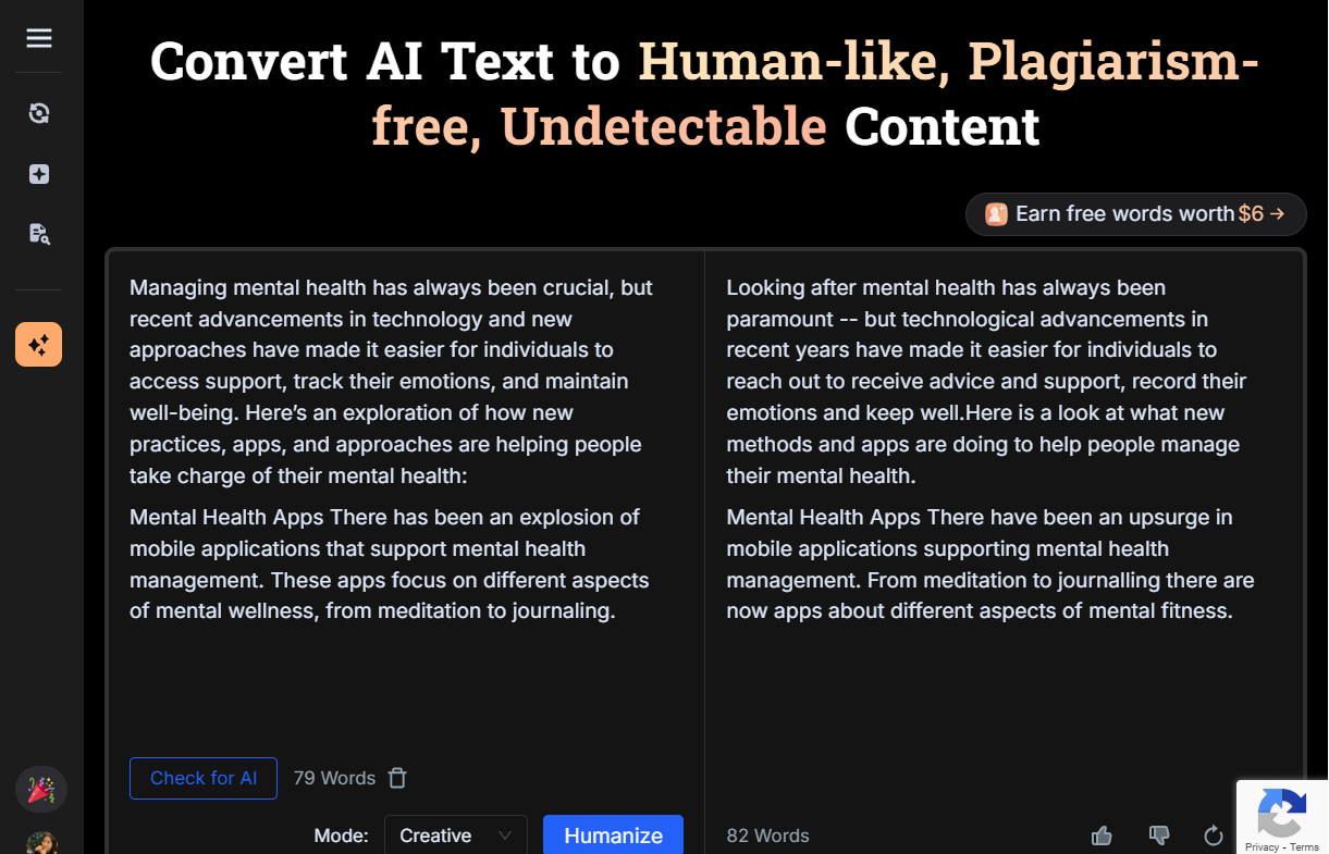 BypassGPT Humanizing Content