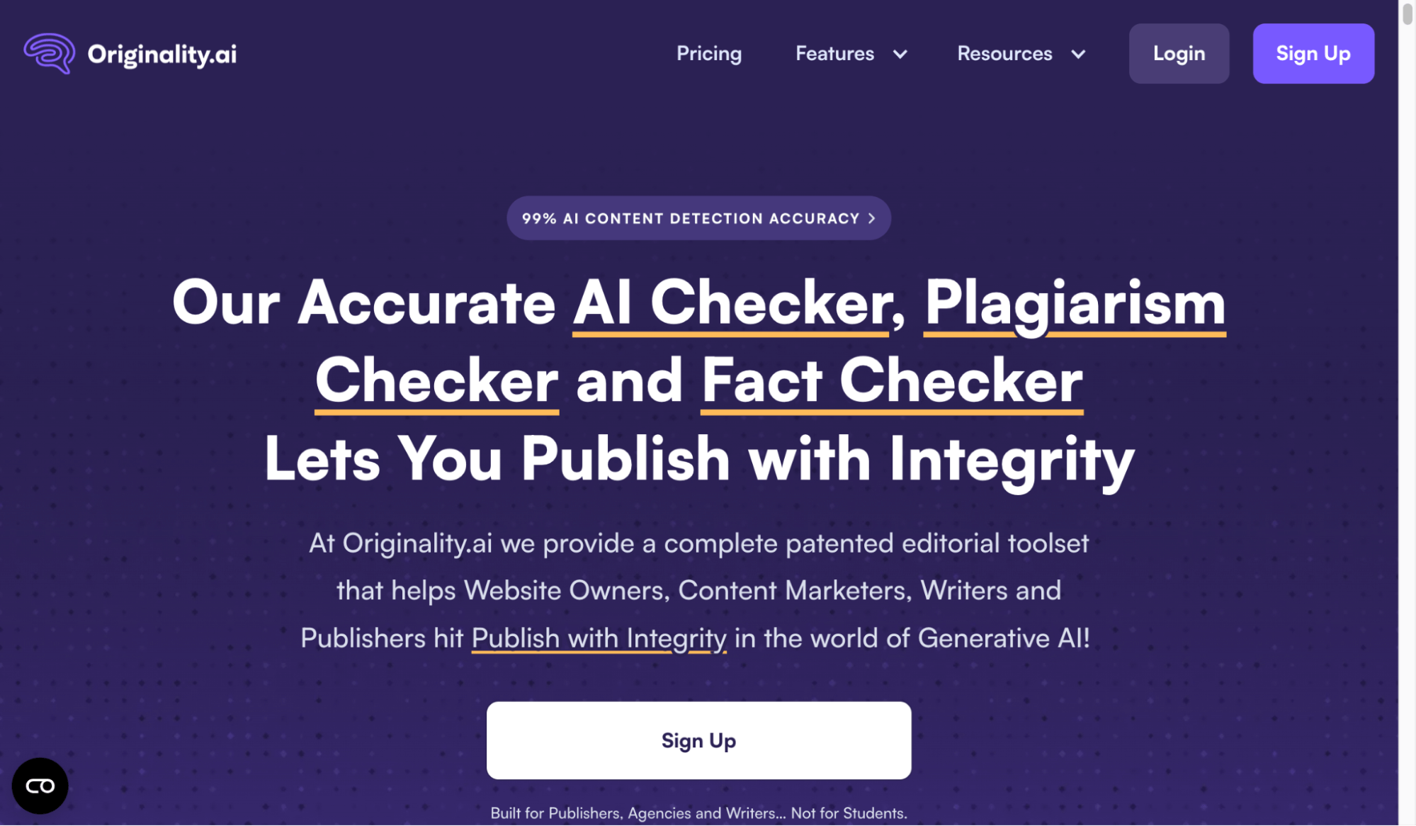 Originality.ai Interface