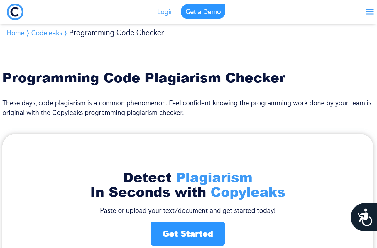 Copyleaks AI Code Detector