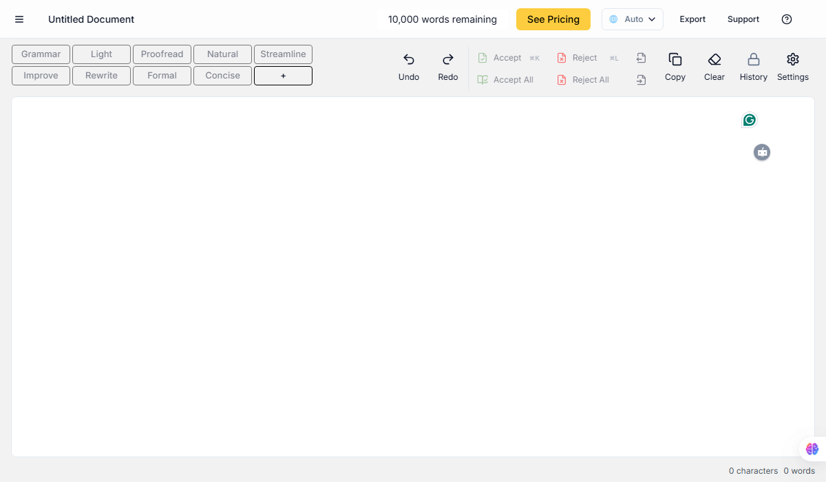 EditGPT AI Interface 