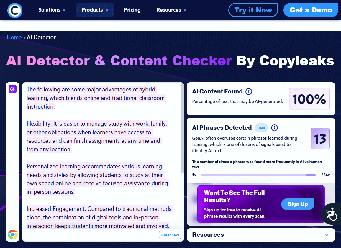 Copyleaks Flagged QuillBot-humanized Text as AI Content