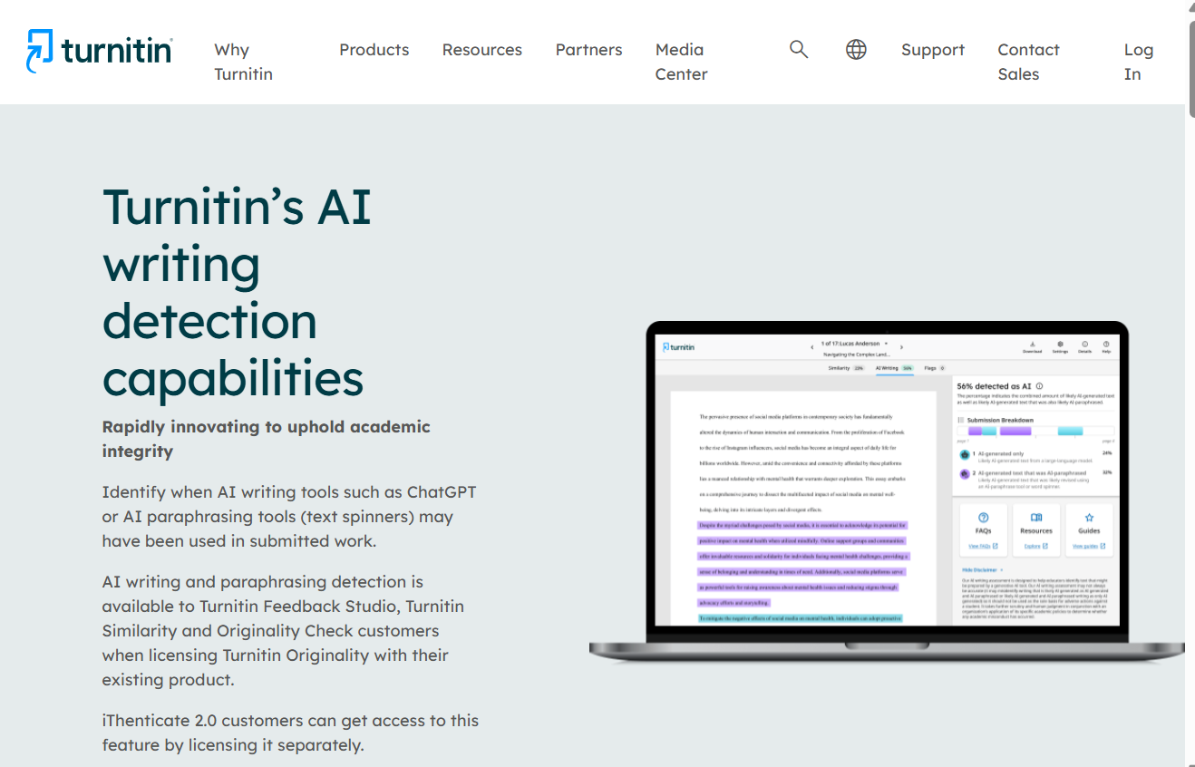 Turnitin AI Detection Tool