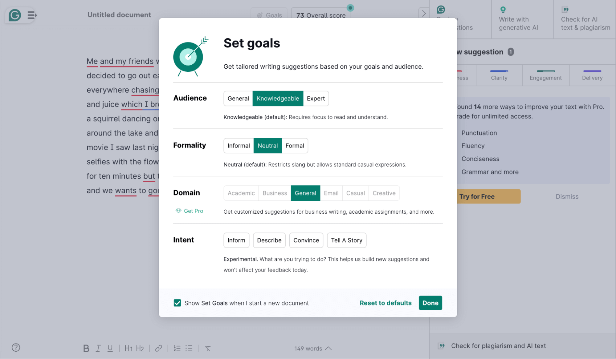 Adjust Tone With Grammarly
