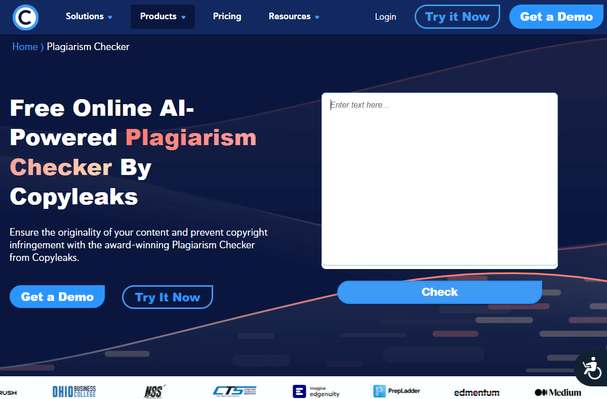 Plagiarism Checking Tool of Copyleaks AI