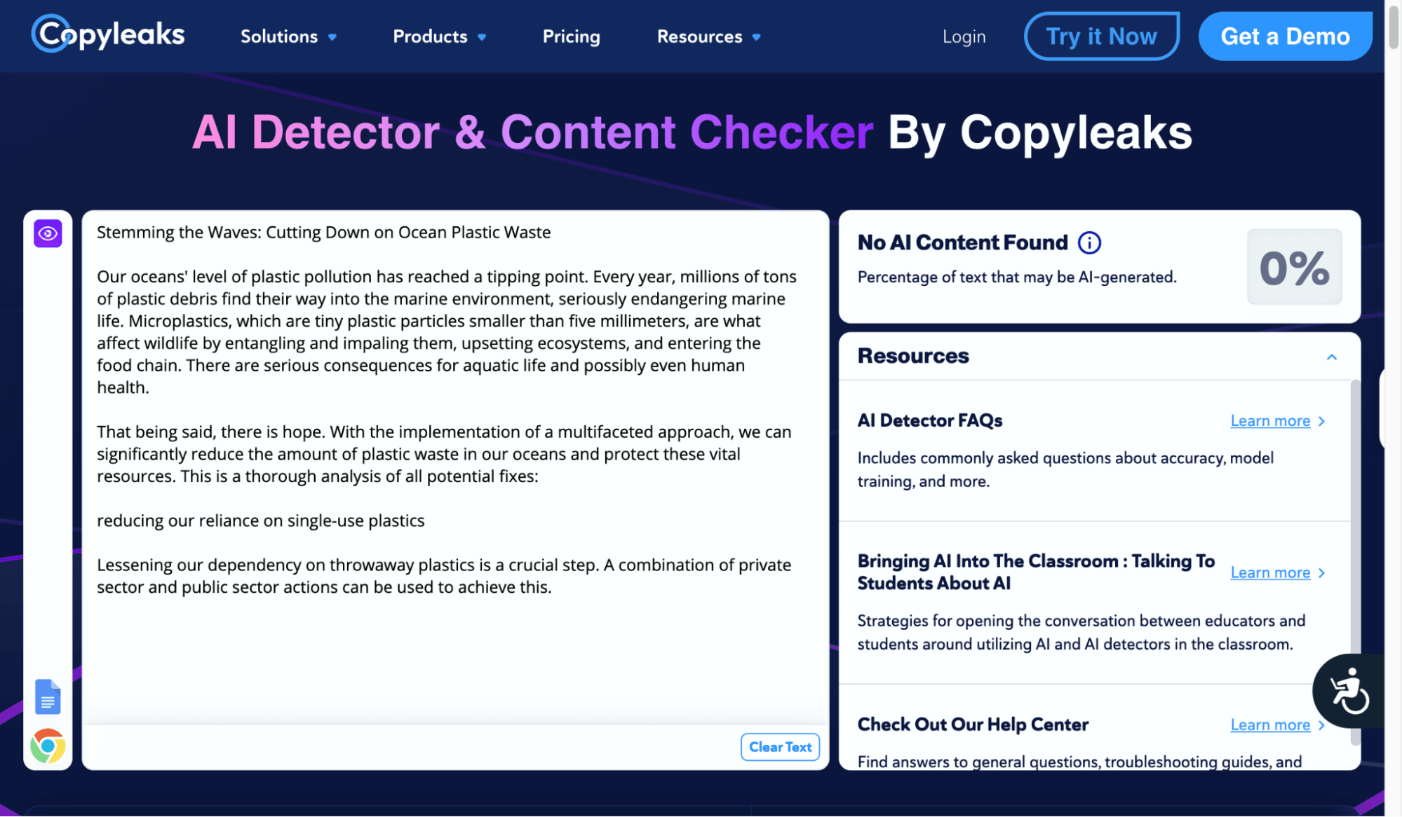 QuillBot Standard Mode can bypass Copyleaks