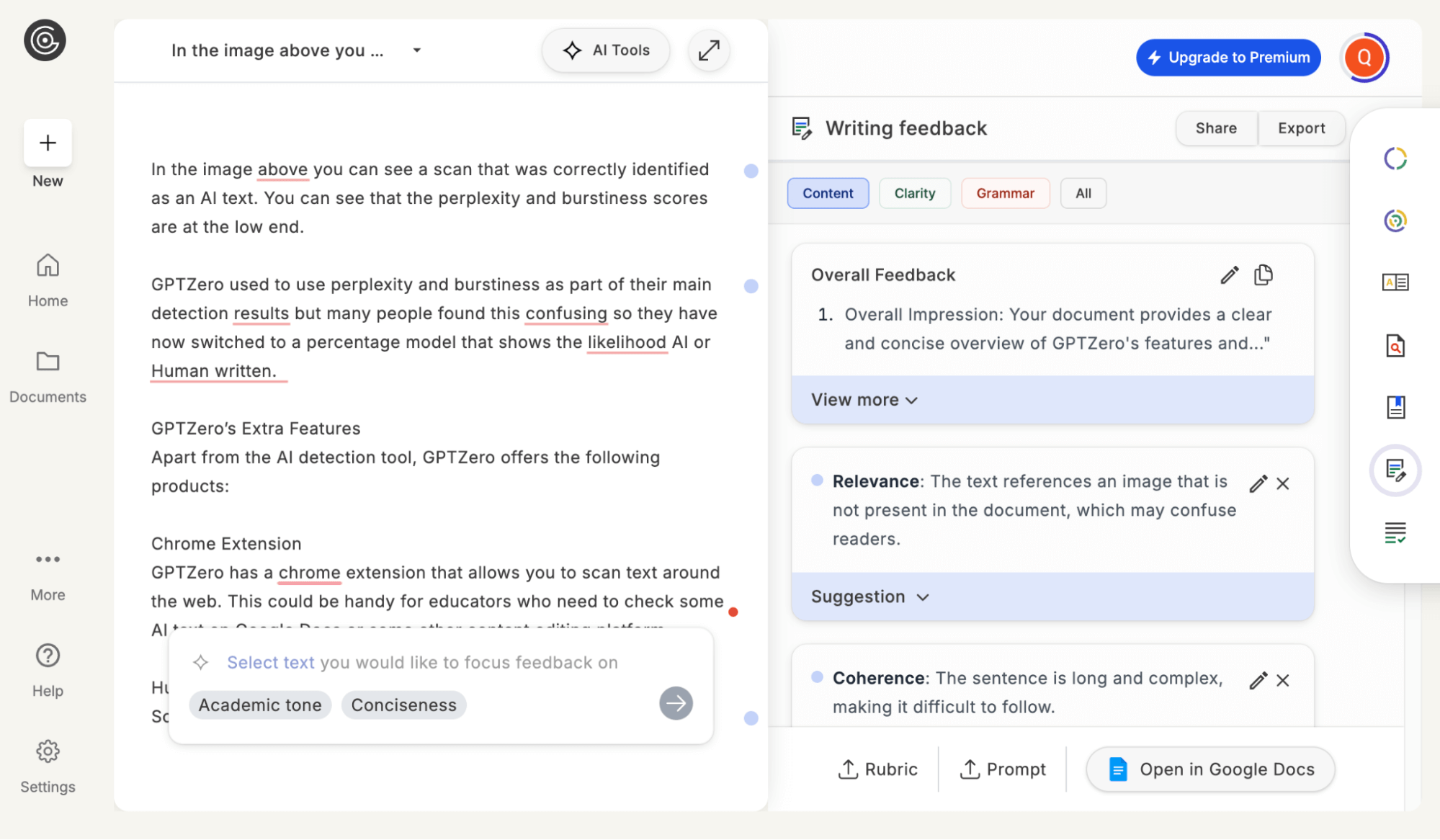 GPTZero Grammar Checker