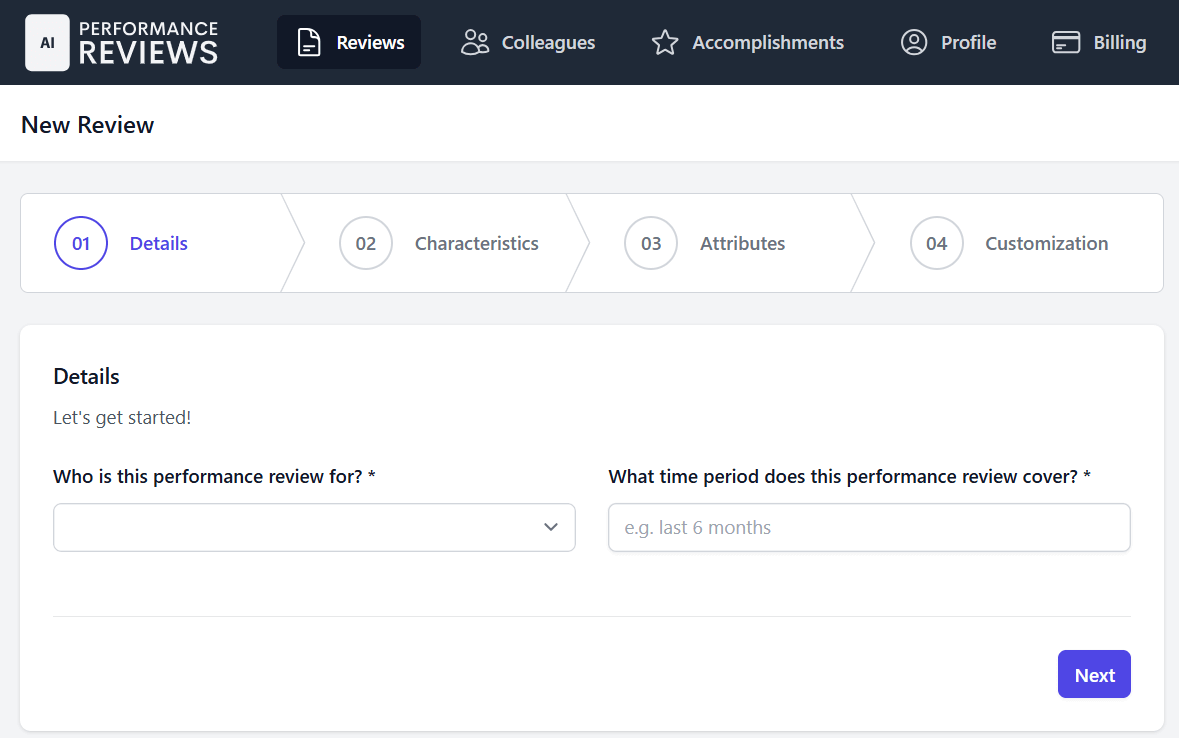 PerformanceReviews.ai as Best AI for Writing Performance Review
