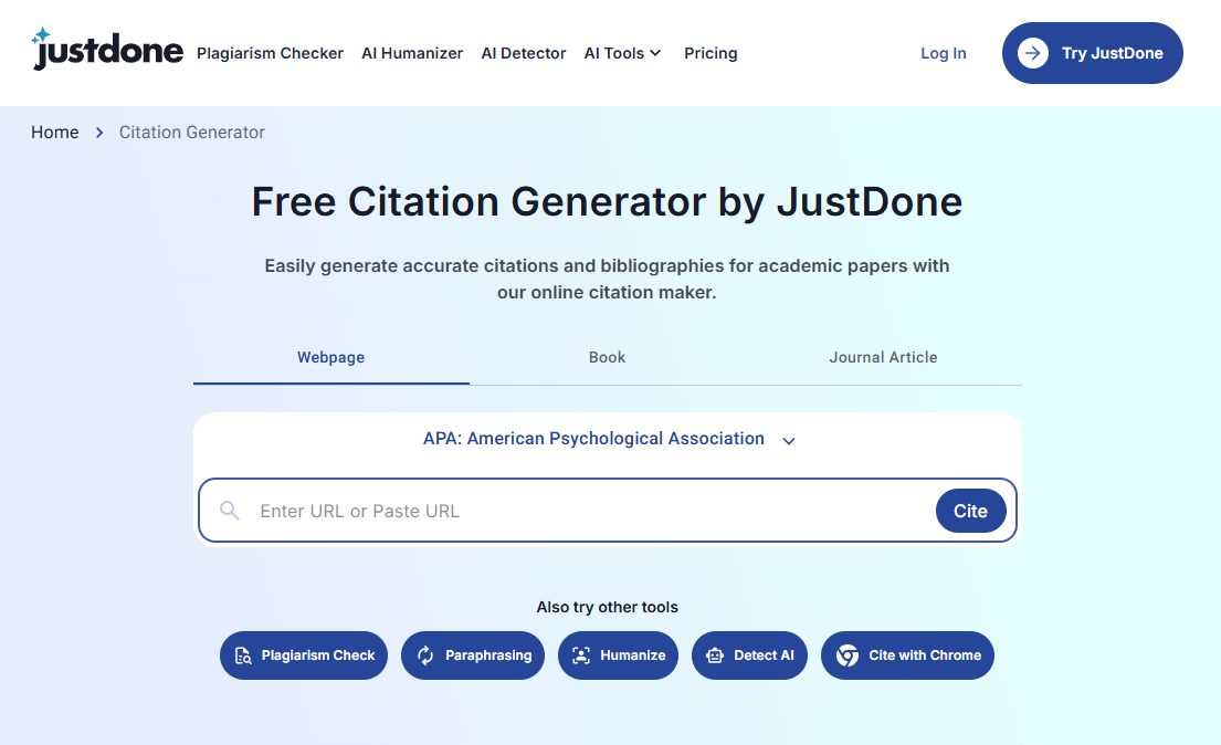 Additional Features of JustDone AI