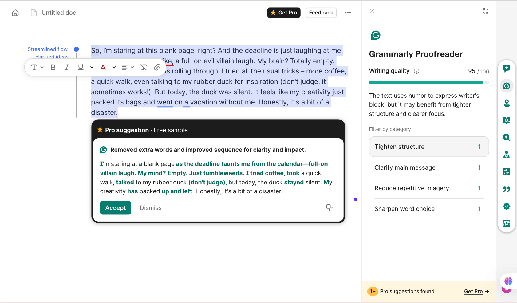 Grammarly's Core AI Technology