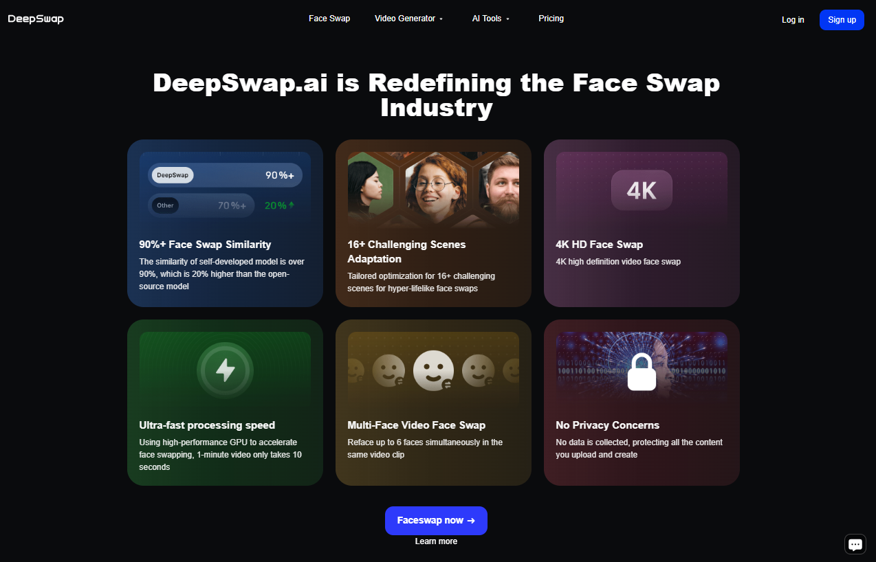 DeepSwap: The Best AI Face Swapping Tool