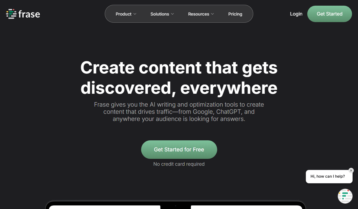 Frase—a top SEO Paperpal alternative