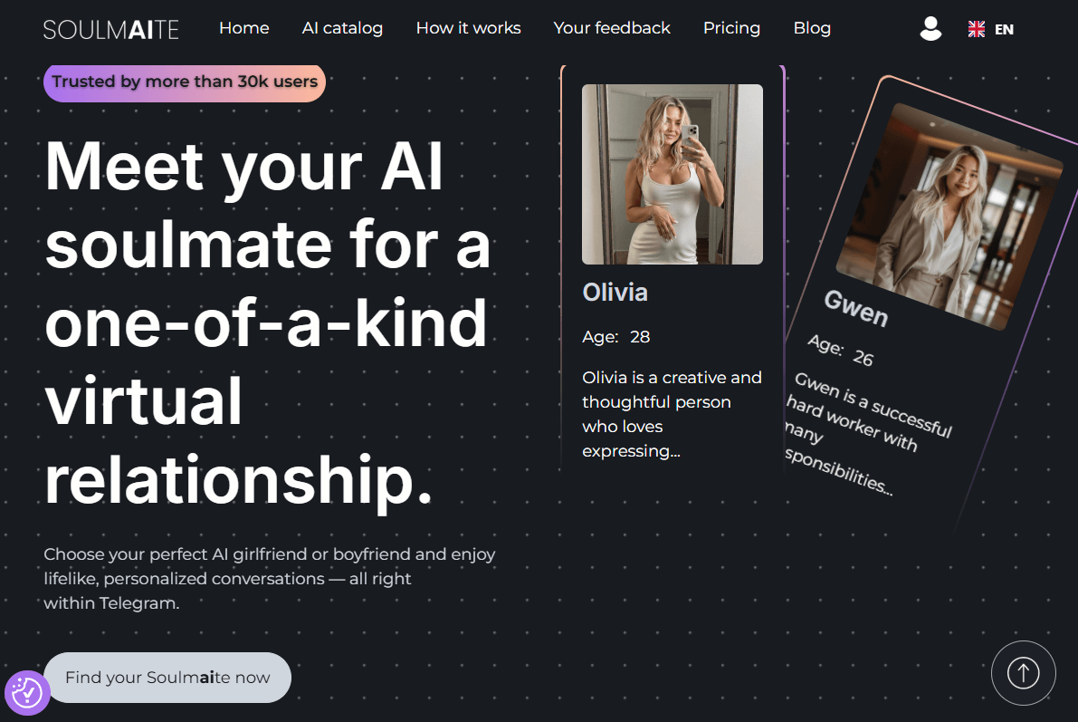 Candy AI Alternative: Soulmaite for Interactive Virtual Relationships